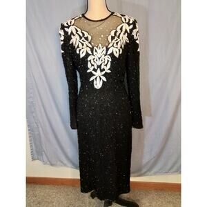 Scala; black evening gown